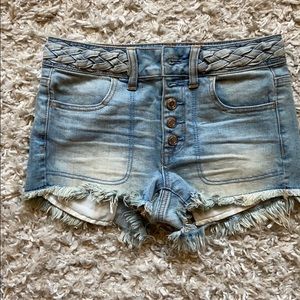 American Eagle Hi-Rise Shortie Shorts